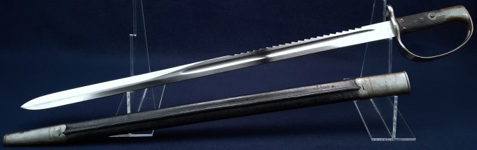 British 1879 Pattern Martini Henry Artillery Carbine Bayonet -07